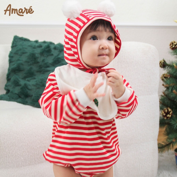 Elfie Bodysuit ( Mua bodysuit tặng kèm yếm giáng sinh)