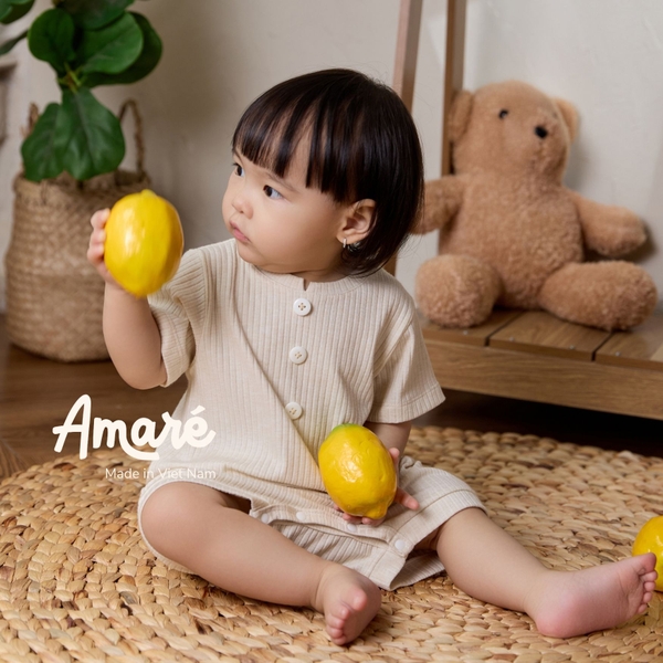 Bodysuit ngắn tay cúc bấm đùi cho bé trai và bé gái Dumbo (0M-24M)