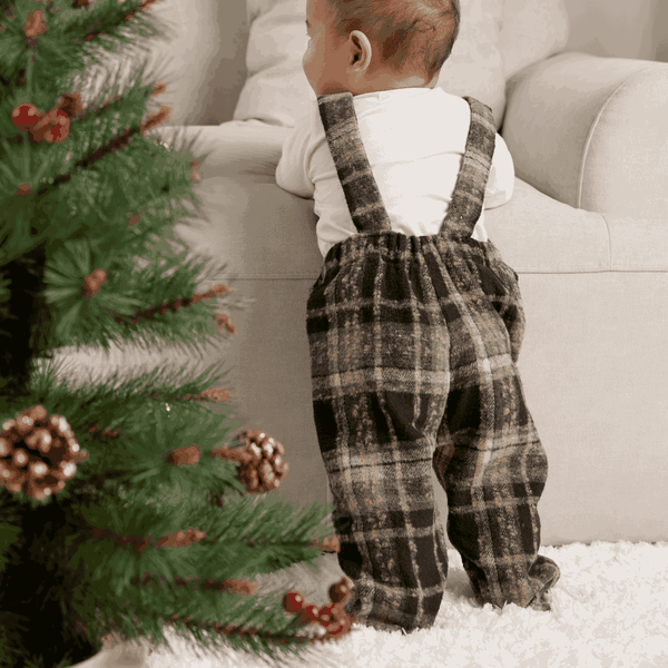 Quần yếm rời Dottie kẻ caro dành cho bé trai và bé gái (3M-3Y)