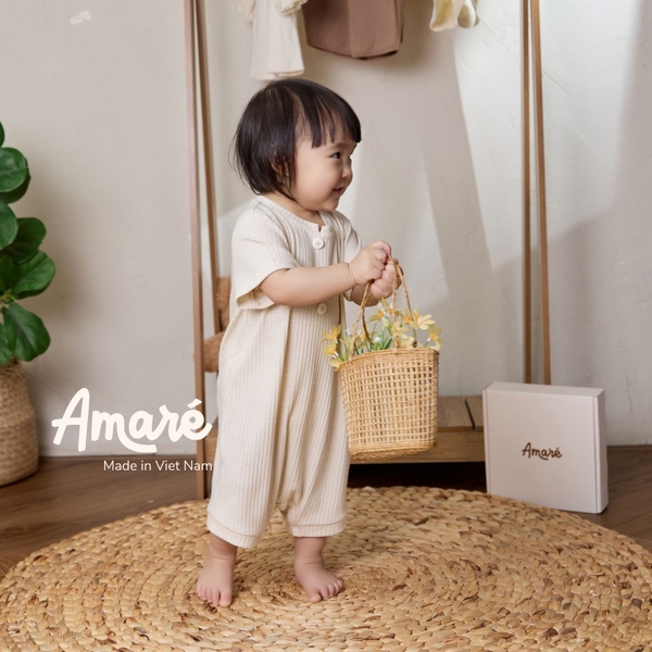 Bodysuit ngắn tay cúc bấm đùi cho bé trai và bé gái Dumbo (0M-24M)