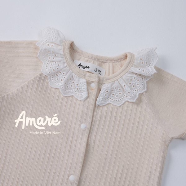 Bodysuit đùi cổ cách điệu cho bé gái Floral (0M-24M)