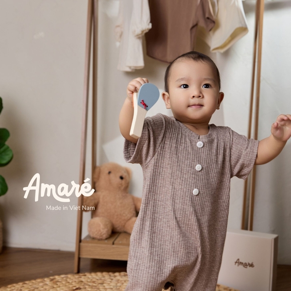 Bodysuit ngắn tay cúc bấm đùi cho bé trai và bé gái Dumbo (0M-24M)