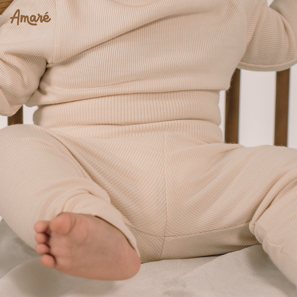 Set len mỏng Cocoon thiết kế cạp cao ấm áp cho bé trai và bé gái (0M-3Y)