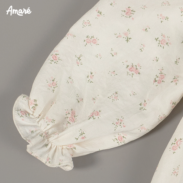 Váy hoa nhí Blossom thiết kế bèo nhún xinh xắn cho bé gái (6M-3Y)