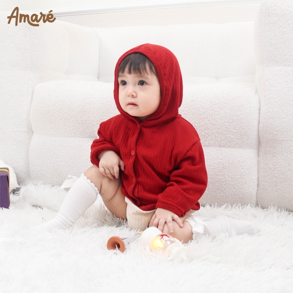 Áo cardigan mỏng có mũ Cub Coat cho bé trai và bé gái (3M-3Y)