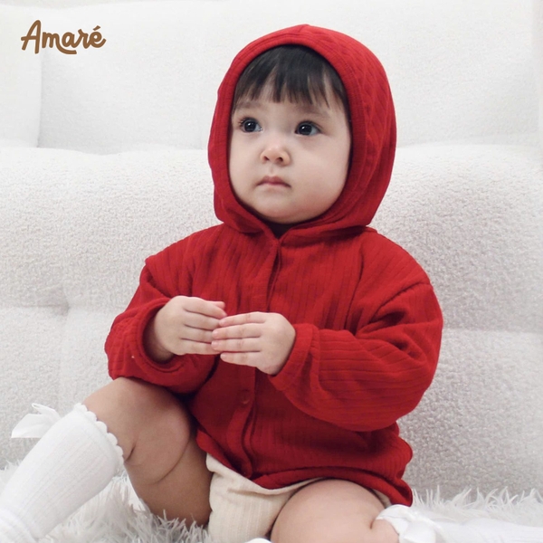 Áo cardigan mỏng có mũ Cub Coat cho bé trai và bé gái (3M-3Y)