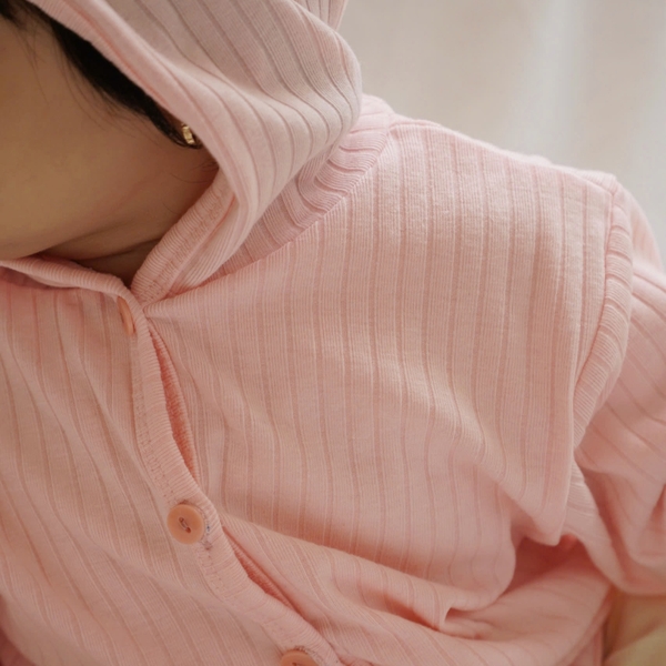 Áo cardigan mỏng có mũ Cub Coat cho bé trai và bé gái (3M-3Y)