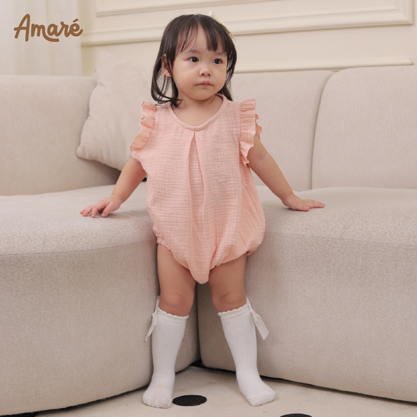 Bodysuit cách điệu ren cho bé gái Lilac (0M-24M)