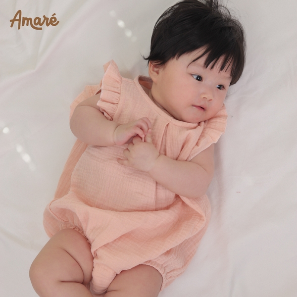 Bodysuit cách điệu ren cho bé gái Lilac (0M-24M)