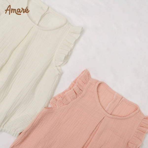 Bodysuit cách điệu ren cho bé gái Lilac (0M-24M)