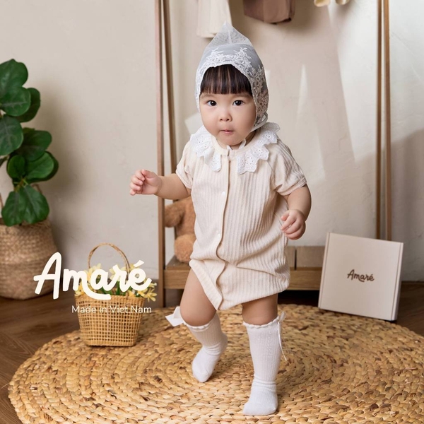 Mũ thêu ren cách điệu cho bé gái Lina