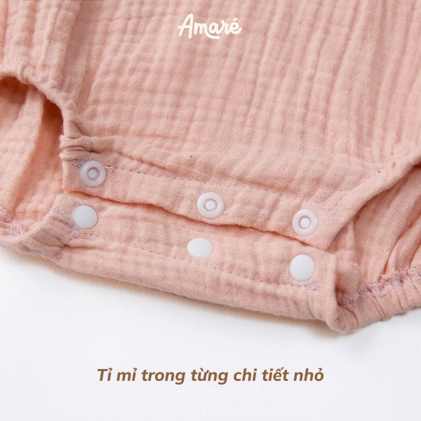 Bodysuit cách điệu ren cho bé gái Lilac (0M-24M)