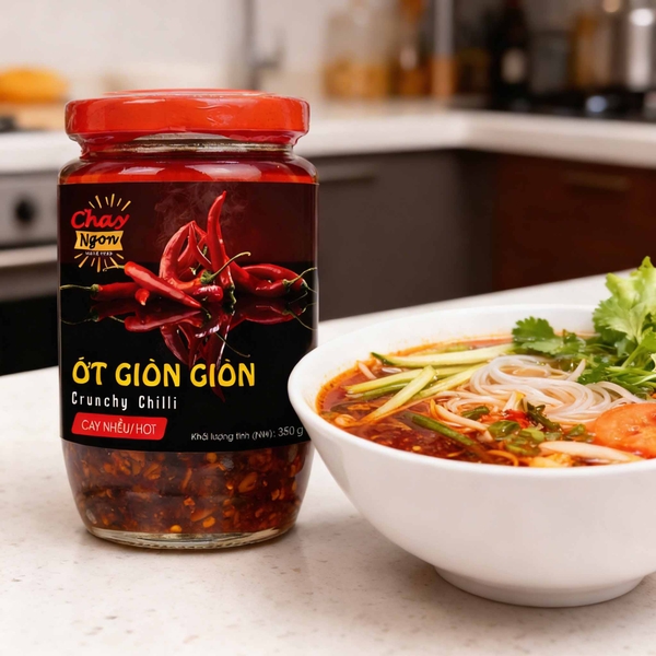 Ớt Giòn Giòn Giòn Cay Nhiều 320g - Hot Crunchy Chilli