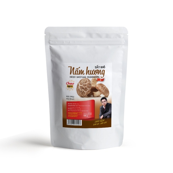 Nấm Hương Sấy Khô 100g - Dried Shiitake Mushrooms