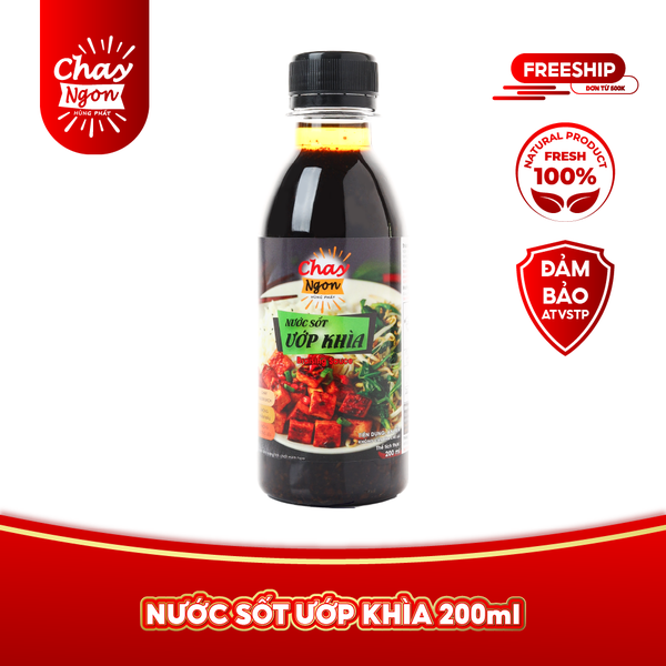 Nước Sốt Ướp Khìa Chay Ngon Hùng Phát Chai 200ml - Vegan Braised Sauce
