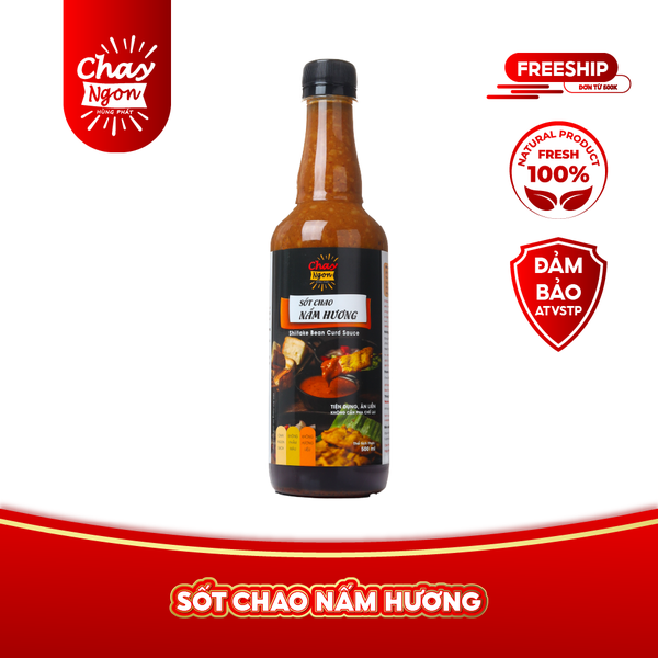 Nước Sốt Chao Nấm Hương 500ml - Shiitake Bean Curd Sauce