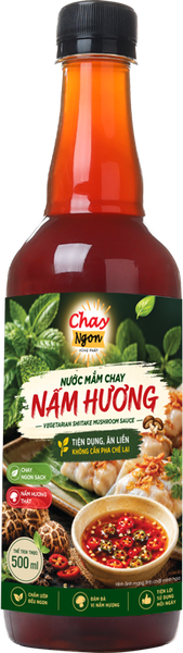 Nước Mắm Chay Nấm Hương 500ml - Shiitake Vegan Fish Sauce