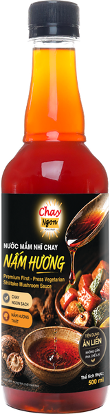 Nước Mắm Nhĩ Chay Nấm Hương vị đậm đà 500ml - Special Shiitake Vegan Fish Sauce