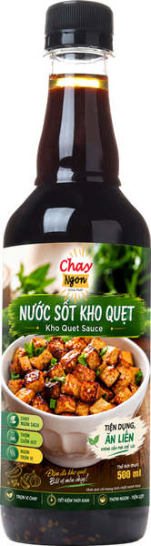 Nước Sốt Kho Quẹt Chay Ngon Hùng Phát Chai 500ml - Vegetables & Chilli Sauce