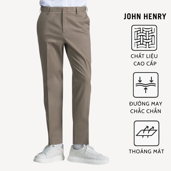 Quần Khaki Tăng Đơ Chống Nhăng Form Vừa