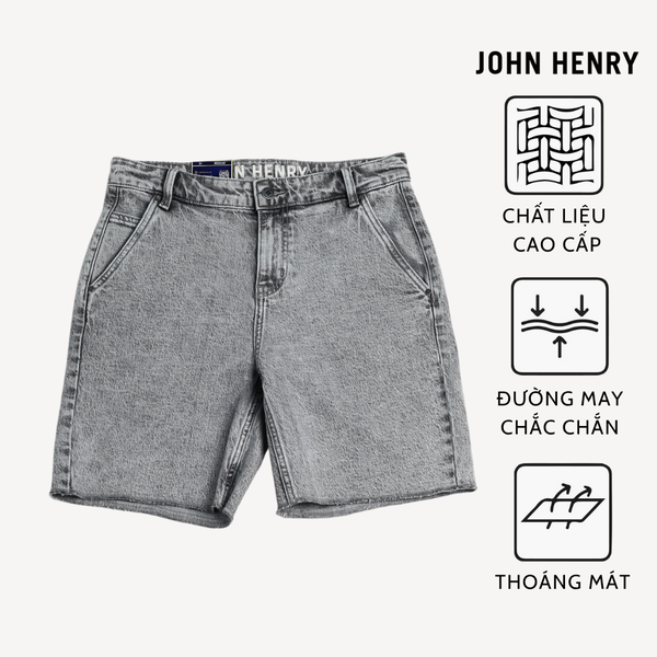 Quần Short Nam Khaki Trên Gối