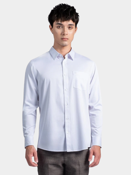 Áo Sơ Mi Nam Tay Dài Công Sở Vải Bamboo . WS26ES52P-LDBB