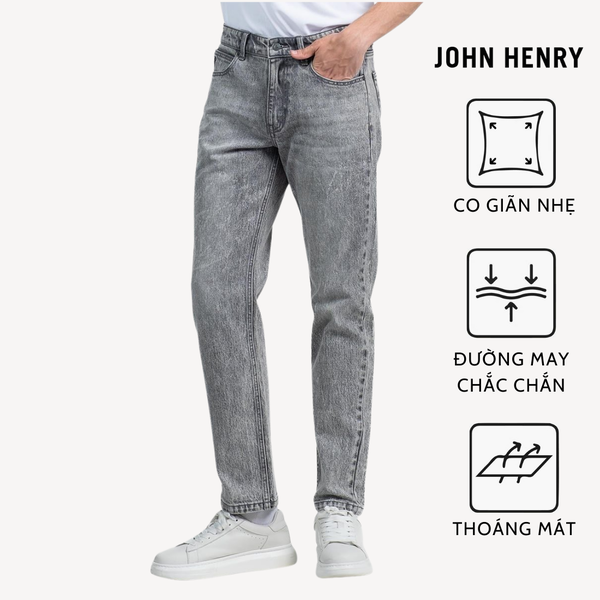 Quần Jeans Nam Regular Form Vừa