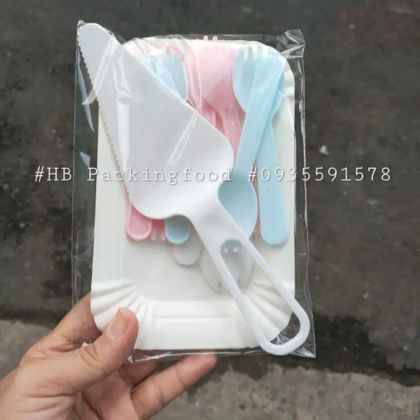 bộ dao nĩa dĩa bánh kem việt nam