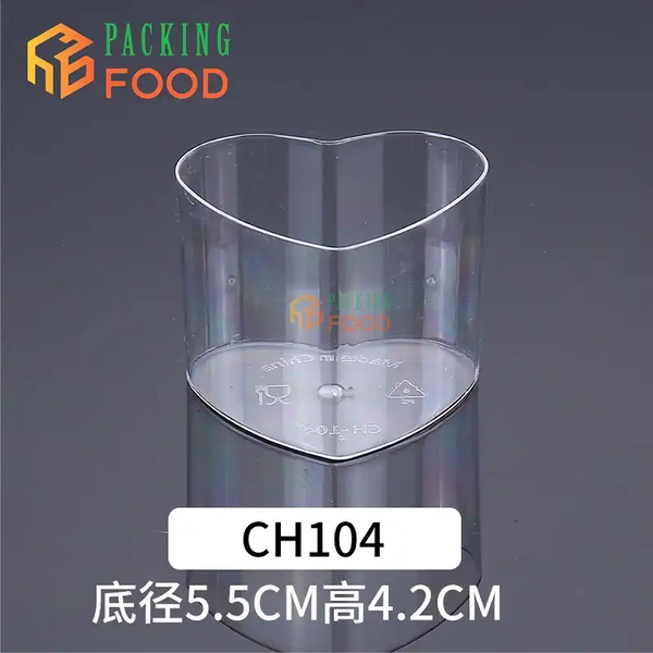 cốc tim nhỏ 70ml ch104