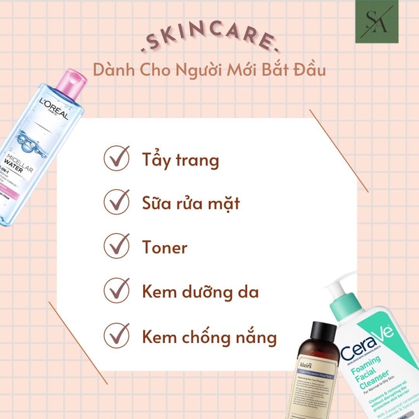 SkinCare101: Routine dành riêng cho hệ newbie ~