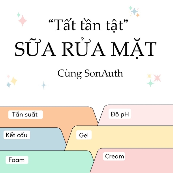 SkinCare101: Tất Tần Tật Về Sữa Rửa Mặt ~