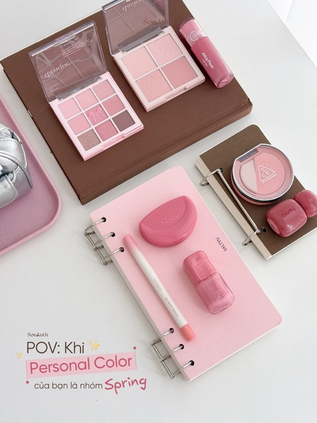 Chọn Đồ Trang Điểm Cho Nhóm Personal Color Spring