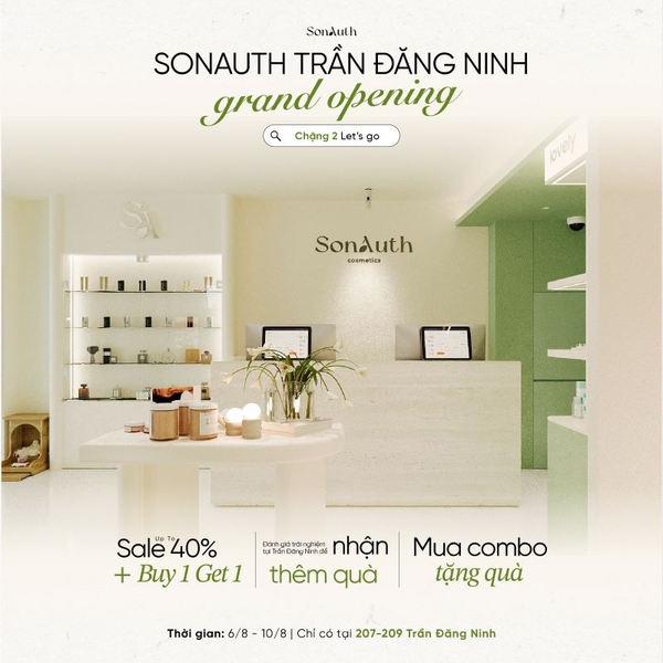 Tổng Hợp Ưu Đãi Chặng 2 - Khai Trương SonAuth Trần Đăng Ninh