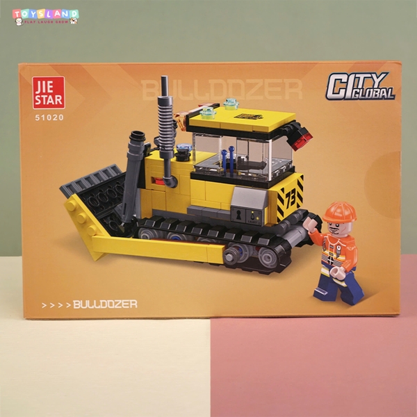 51020  HỘP LOGO RÁP XE CÔNG TRÌNH XÚC 218 MIẾNG