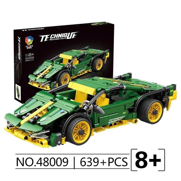 Z48009  HỘP LOGO RÁP XE HƠI TRỚN 639 MIẾNG