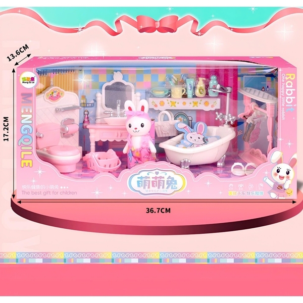 5505  HỘP NỘI THẤT NHÀ, BỒN TẮM, BỒN CẦU, BỒN RỬA MẶT + 1C THỎ