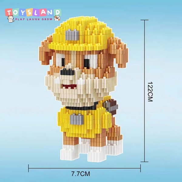 68239/TL HỘP LOGO RÁP 3D CHÓ CỨU HỘ LINGGO