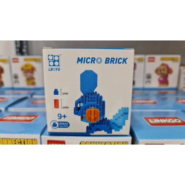 8084A/TL HỘP LOGO RÁP 3D POKEMON (320 MẢNH) Micro Brick