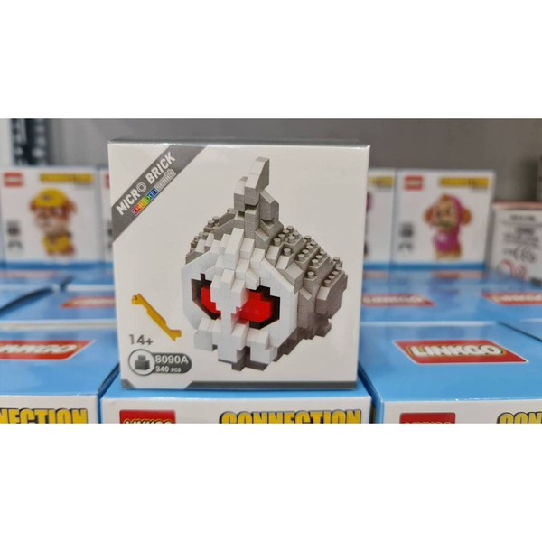 8090A/TL HỘP LOGO RÁP 3D POKEMON (320 MẢNH) Micro Brick