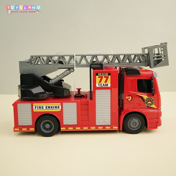 HT9809W  HỘP XE CỨU HỎA THANG PIN PHUN NƯỚC