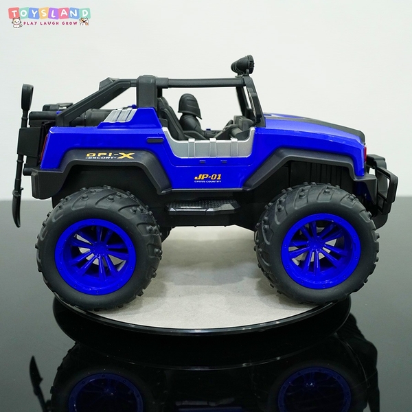 36758/TL-BLUE HỘP XE ĐỊA HÌNH ĐIỀU KHIỂN 7 ĐỘNG TÁC, CÓ SẠC