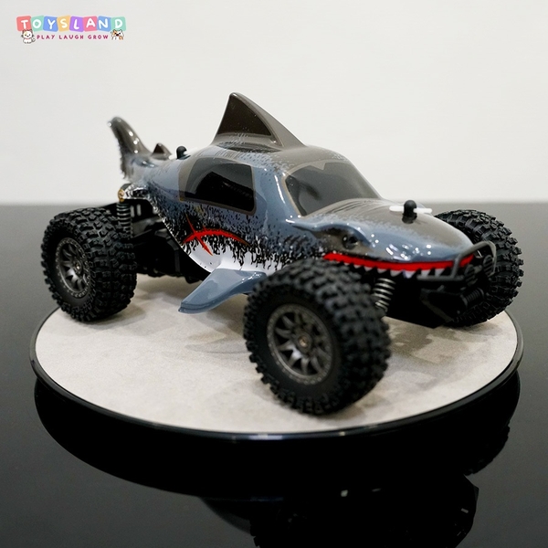 9040-9E/TL-GREY HỘP XE ĐỊA HÌNH CÁ MẬP ĐIỀU KHIỂN CẦN GẠT XOAY 7 ĐỘNG TÁC, KHÔNG SẠC