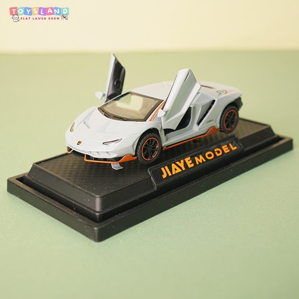 36023/TL HỘP XE HƠI SẮT MÔ HÌNH PIN NÚT ĐÈN - GREY