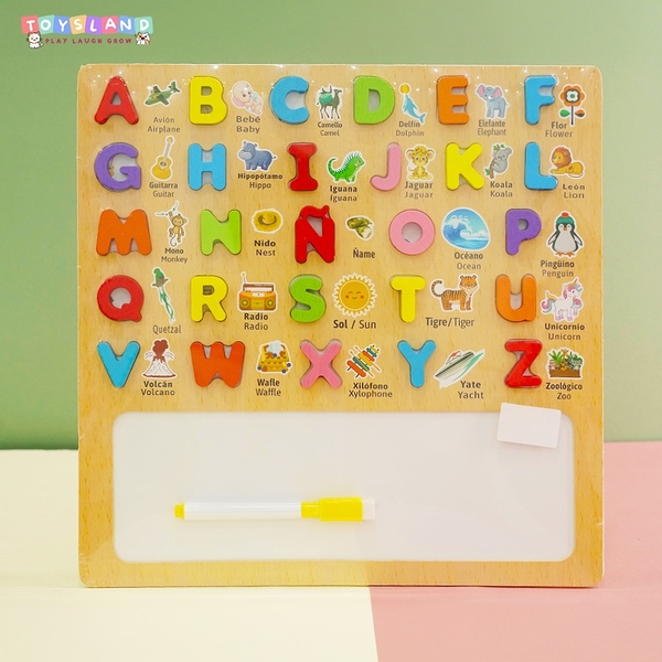 45278/TL  BẢNG GỖ CHỮ SỐ ĐỦ MẪU - CHU