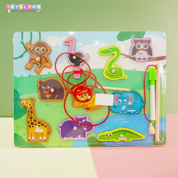 45289/TL  BẢNG GỖ ĐỦ MẪU (CÂU CÁ, TRÁI CÂY) - THURUNG