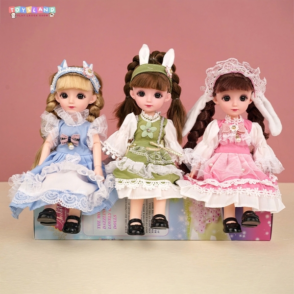 WX195-4 HỘP BABY 1C KHỚP, MẮT THỦY TINH MÁI NGỐ - B
