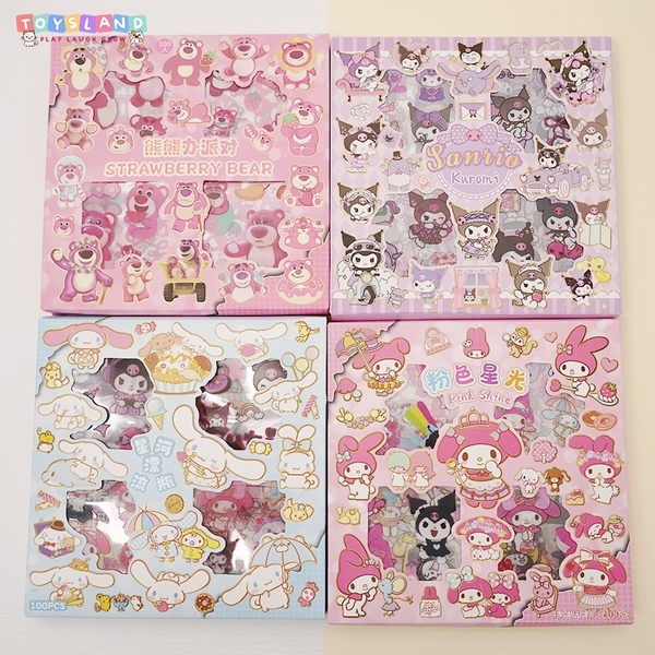 CYD-A  HỘP MIẾNG DÁN STICKER ĐỦ MẪU (DF99-001-003) - SPIDER MAN