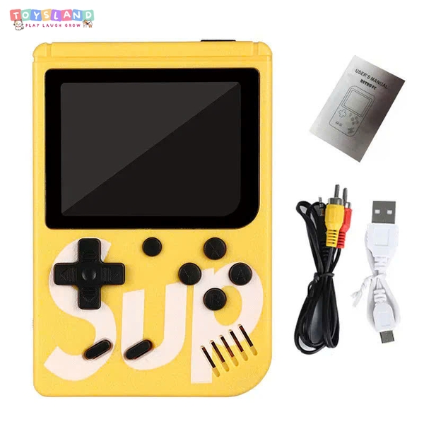 G1  HỘP MÁY GAME PIN + SẠC USB - VÀNG