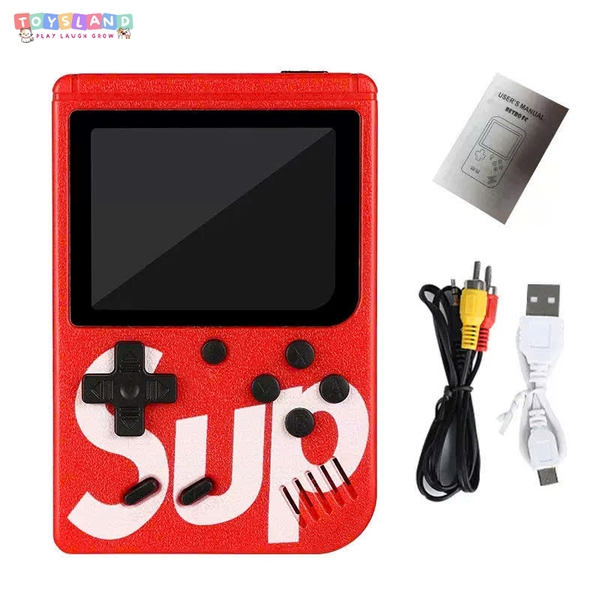 G1  HỘP MÁY GAME PIN + SẠC USB - ĐỎ