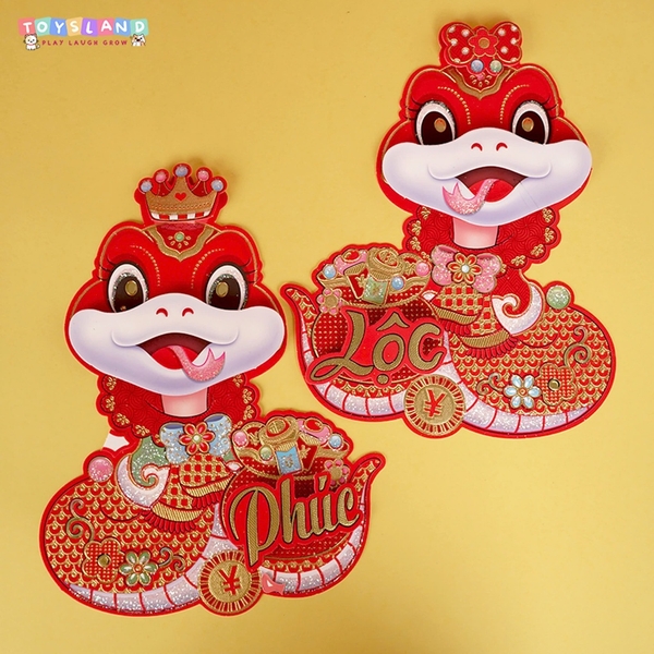 LT017A MIẾNG DÁN CỬA TẾT 2025 SIZE 4